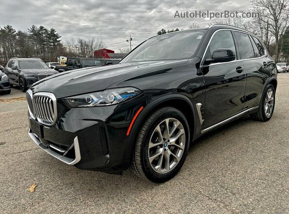 5UX43EU03S9X60677 2025 BMW X5 Черный Задняя правая четверть
