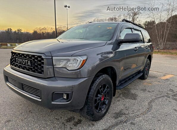 5TDEY5B10MS182254 2021 TOYOTA SEQUOIA Gray Rear right