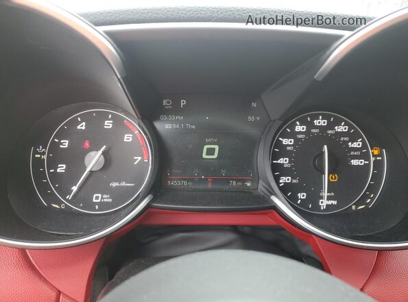 ZARFAEDN1H7550133 2017 ALFA ROMEO GIULIA Серый Вид задних сидений