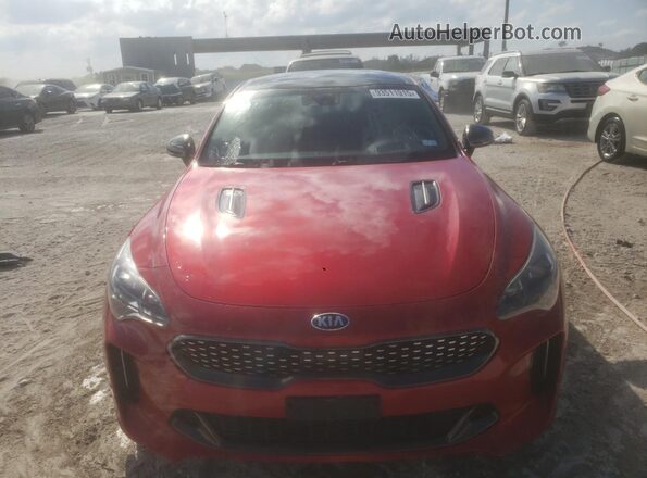 KNAE55LC3J6011676 2018 KIA STINGER Red 