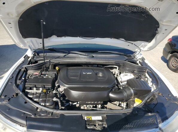 1C4RDJAG5JC483062 2018 DODGE DURANGO White Vista de la etiqueta del VIN