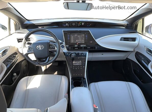 JTDBVRBD9HA001930 2017 TOYOTA MIRAI Blue უკანა სავარძლების ხედი