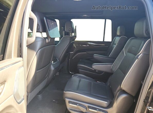 1GYS4PKL6MR472762 2021 CADILLAC ESCALADE Черный Вид сзади