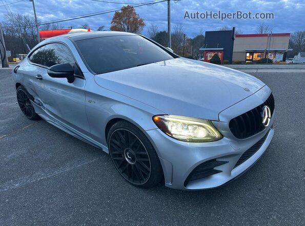 WDDWJ6EB7LF975445 2020 MERCEDES-BENZ C-CLASS Silver Front view