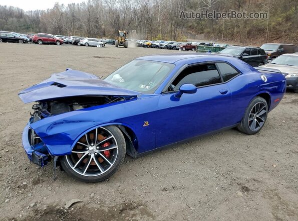 2C3CDZFJ9JH279567 2018 DODGE CHALLENGER Blue 