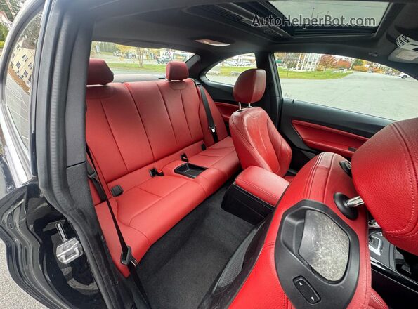 WBA1G9C52GV599148 2016 BMW 2 SERIES Black Вид салону спереду