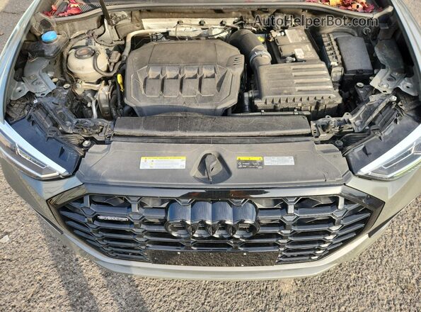 WA1EECF31L1022611 2020 AUDI Q3 Gray VIN sticker view