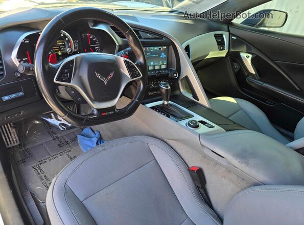 1G1YM2D79G5105989 2016 CHEVROLET CORVETTE White Widok tylnych siedzeń
