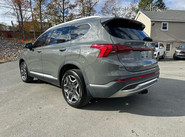 5NMS4DAL0MH348755 2021 HYUNDAI SANTA FE Gray Հետևի աջ