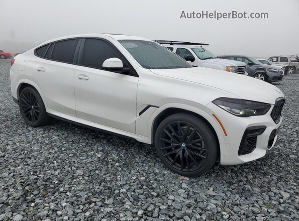 5UXCY6C00N9J28423 2022 BMW X6 White 