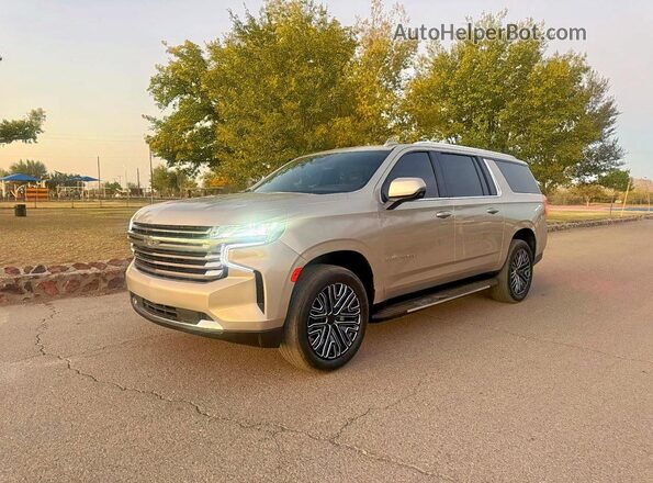 1GNSKGKL6MR296606 2021 CHEVROLET SUBURBAN Tan Trasero derecho