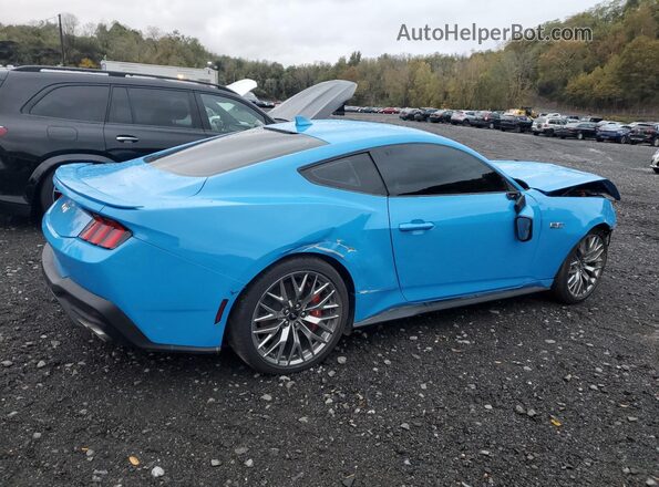 1FA6P8CF3S5407522 2025 FORD MUSTANG Blue Tył prawy