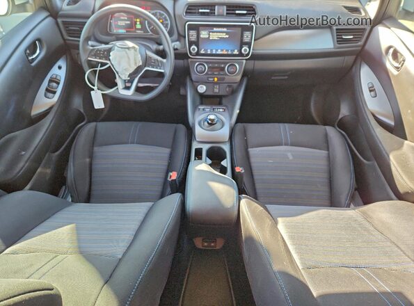 1N4AZ1BVXPC555111 2023 NISSAN LEAF White Вид щитка приладів