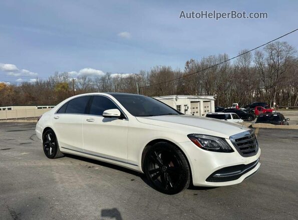 WDDUG6EB2KA439407 2019 MERCEDES-BENZ S White Vista frontal