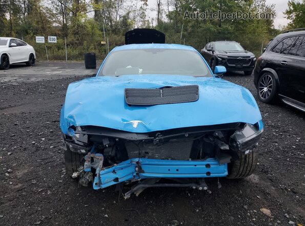 1FA6P8CF3S5407522 2025 FORD MUSTANG Blue Widok z przodu