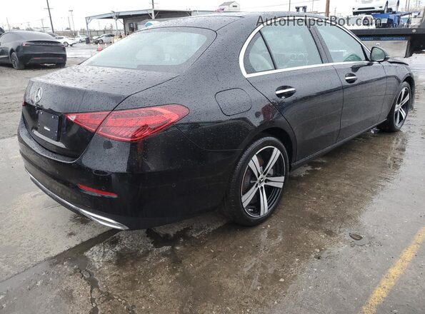 W1KAF4GB0SR246262 2025 MERCEDES-BENZ C Черный Передняя правая четверть