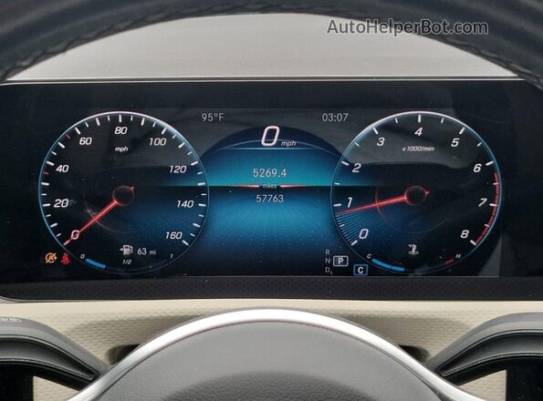 W1K3G4EB2MJ262764 2021 MERCEDES-BENZ A-CLASS Beige Vista del salpicadero