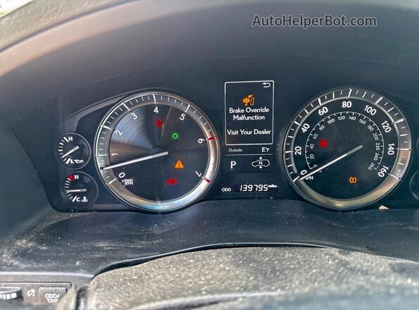 JTJHY7AX7J4263349 2018 LEXUS LX White Widok deski rozdzielczej