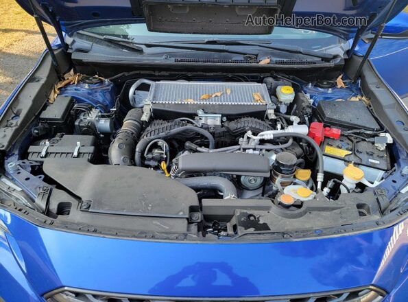 JF1VBAH61P8802119 2023 SUBARU WRX Blue Вид панелі приладів