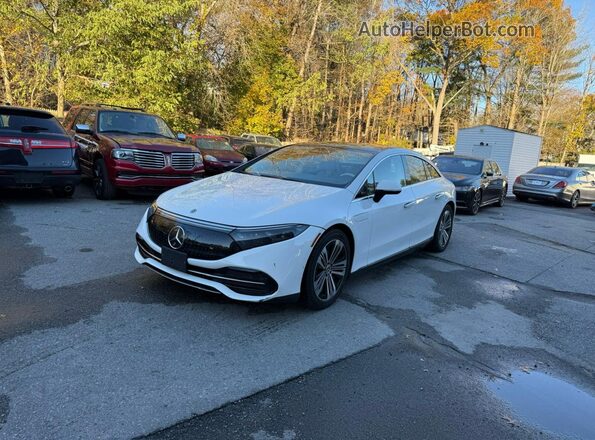W1KCG2DB5NA014130 2022 MERCEDES-BENZ EQS White უკანა მარცხენა