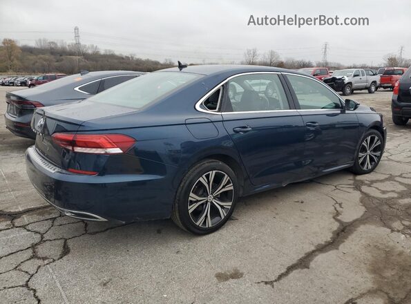 1VWSA7A35NC008458 2022 VOLKSWAGEN PASSAT Blue წინა მარჯვენა