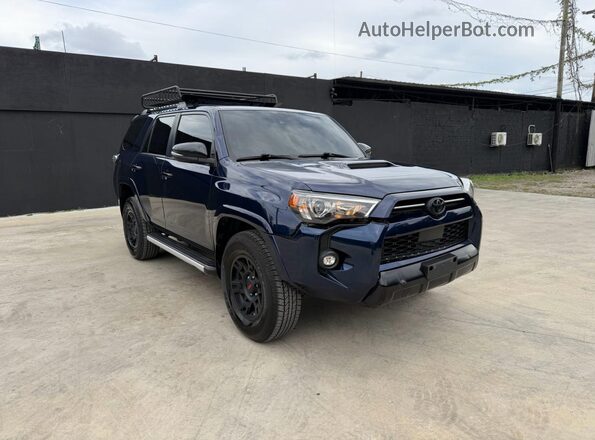 JTEHU5JR7M5956906 2021 TOYOTA 4RUNNER Blue 