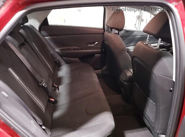 KMHLS4DG3RU787579 2024 HYUNDAI ELANTRA Burgundy Rear seats view