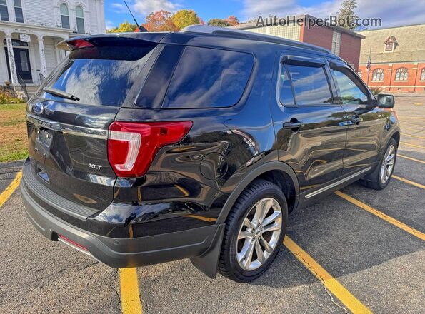 1FM5K8D82KGA01686 2019 FORD FORD EXPLORER Черный Вид спереди