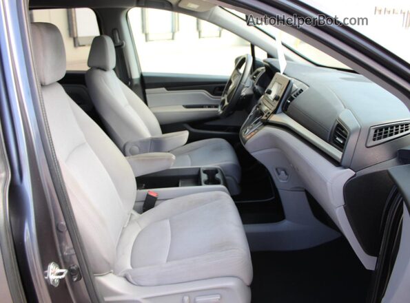 5FNRL6H20JB086713 2018 HONDA ODYSSEY Gray Вид ззаду