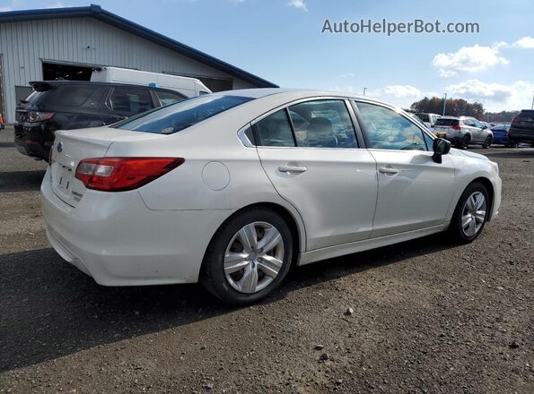4S3BNAA68G3063083 2016 SUBARU LEGACY Белый Передняя правая четверть