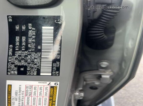 JTJTBCDX8R5019442 2024 LEXUS GX Silver Սալոնի հետևի տեսք