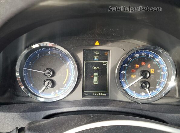 2T1BURHE5KC173460 2019 TOYOTA LL Red Սարքավորումների վահանակի տեսք