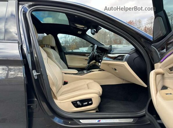 WBAJB9C56JB050169 2018 BMW M5 Black უკანა ხედი