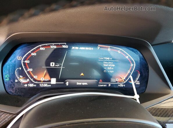 5UXCY8C0XN9J38713 2022 BMW X6 White Widok tylnych siedzeń