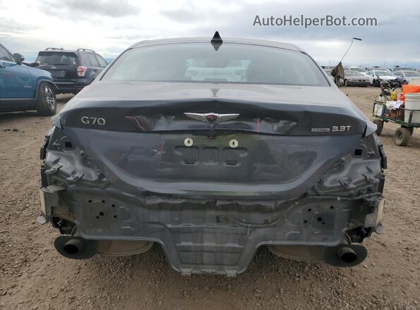 KMTG34LE9KU022936 2019 GENESIS G70 Gray Vista interior delantera
