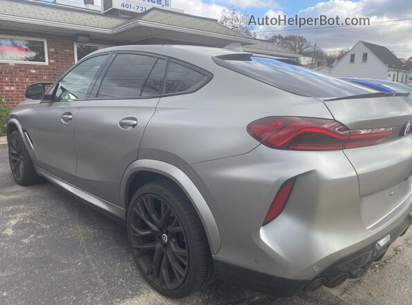 5YMCY0C07N9M97270 2022 BMW X6 Gray უკანა მარჯვენა
