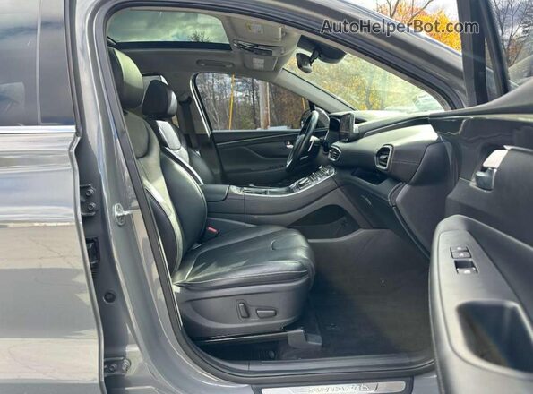 5NMS4DAL0MH348755 2021 HYUNDAI SANTA FE Gray Հետևի նստատեղերի տեսք