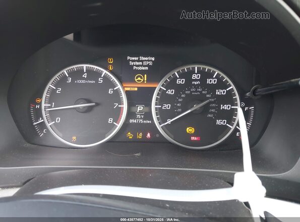 19UDE2F33KA011248 2019 ACURA ILX White უკანა სავარძლების ხედი