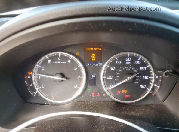 19UDE2F74HA009293 2017 ACURA ILX Белый Вид щитка приборов