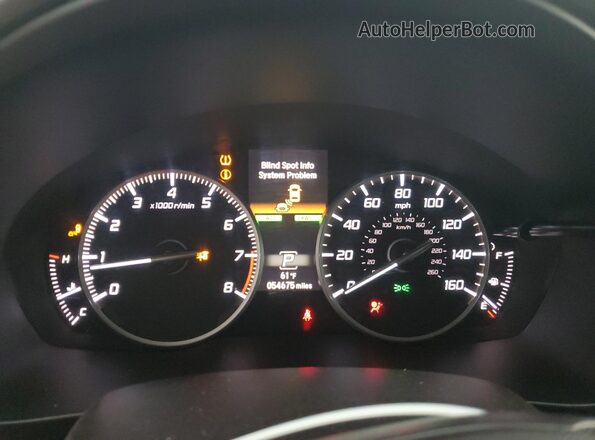 19UDE2F76MA006373 2021 ACURA ILX Red Instrument cluster view