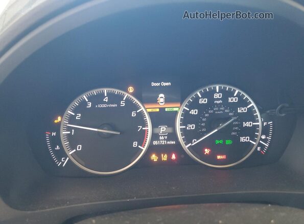 19UDE2F77KA008307 2019 ACURA ILX Black Widok zestawu wskaźników