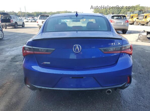 19UDE2F86KA002040 2019 ACURA ILX Blue Rear view