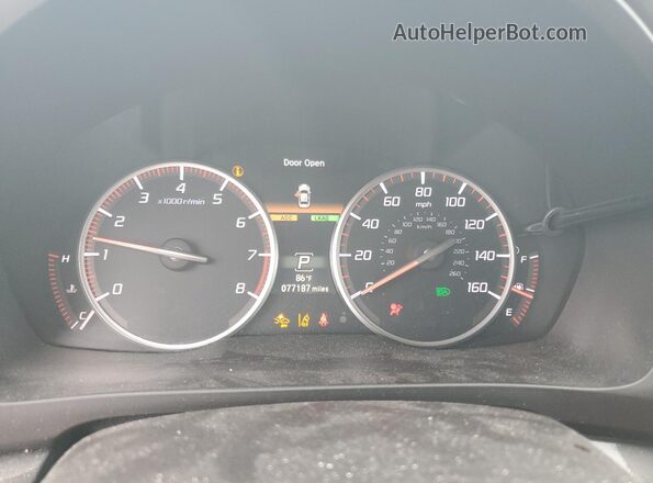 19UDE2F86KA010199 2019 ACURA ILX White ხელსაწყოთა პანელის ხედი