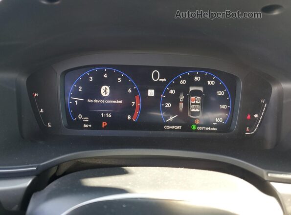 19UDE4H26PA027967 2023 ACURA INTEGRA Charcoal Instrument cluster view