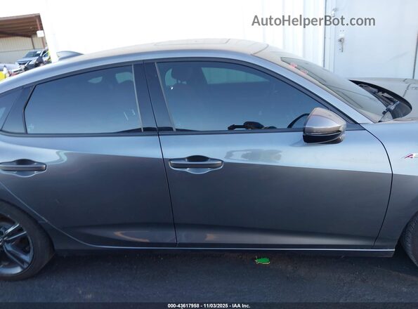 19UDE4H68PA017993 2023 ACURA INTEGRA Gray Widok zestawu wskaźników