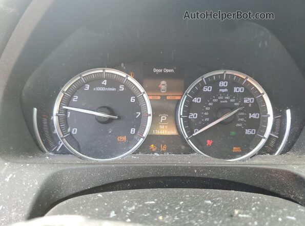 19UUB1F52LA008671 2020 ACURA TLX Черный Вид щитка приборов
