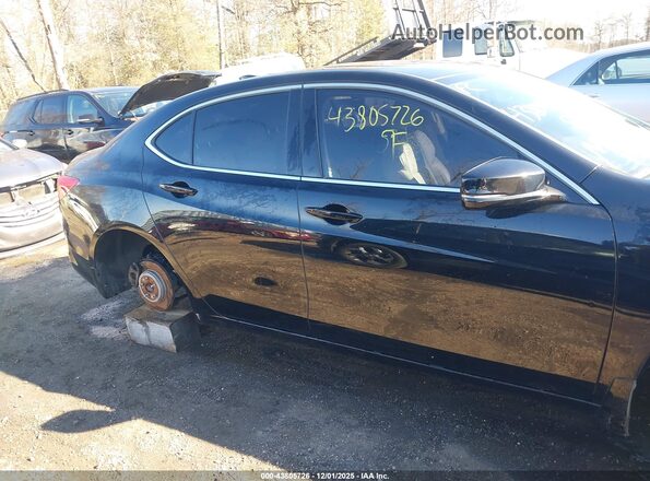19UUB2F30LA002484 2020 ACURA TLX Black Widok wnętrza z tyłu