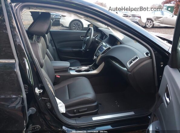 19UUB2F38LA003172 2020 ACURA TLX Black Вид салону спереду