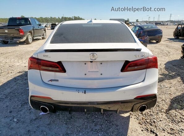 19UUB2F64LA003017 2020 ACURA TLX White Вид ззаду