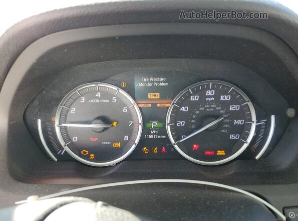 19UUB3F46LA003508 2020 ACURA TLX White Vista del cuadro de instrumentos